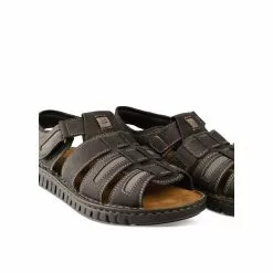 Sandales NOIR CAPE BOARD CUIR 14 Sandales NOIR CAPE BOARD CUIR -Mocassins et bateaux boutique sandales noir cape board cuir 27