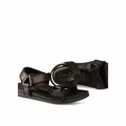 Sandales NOIR CAPE BOARD CUIR -Mocassins et bateaux boutique sandales noir cape board cuir 5