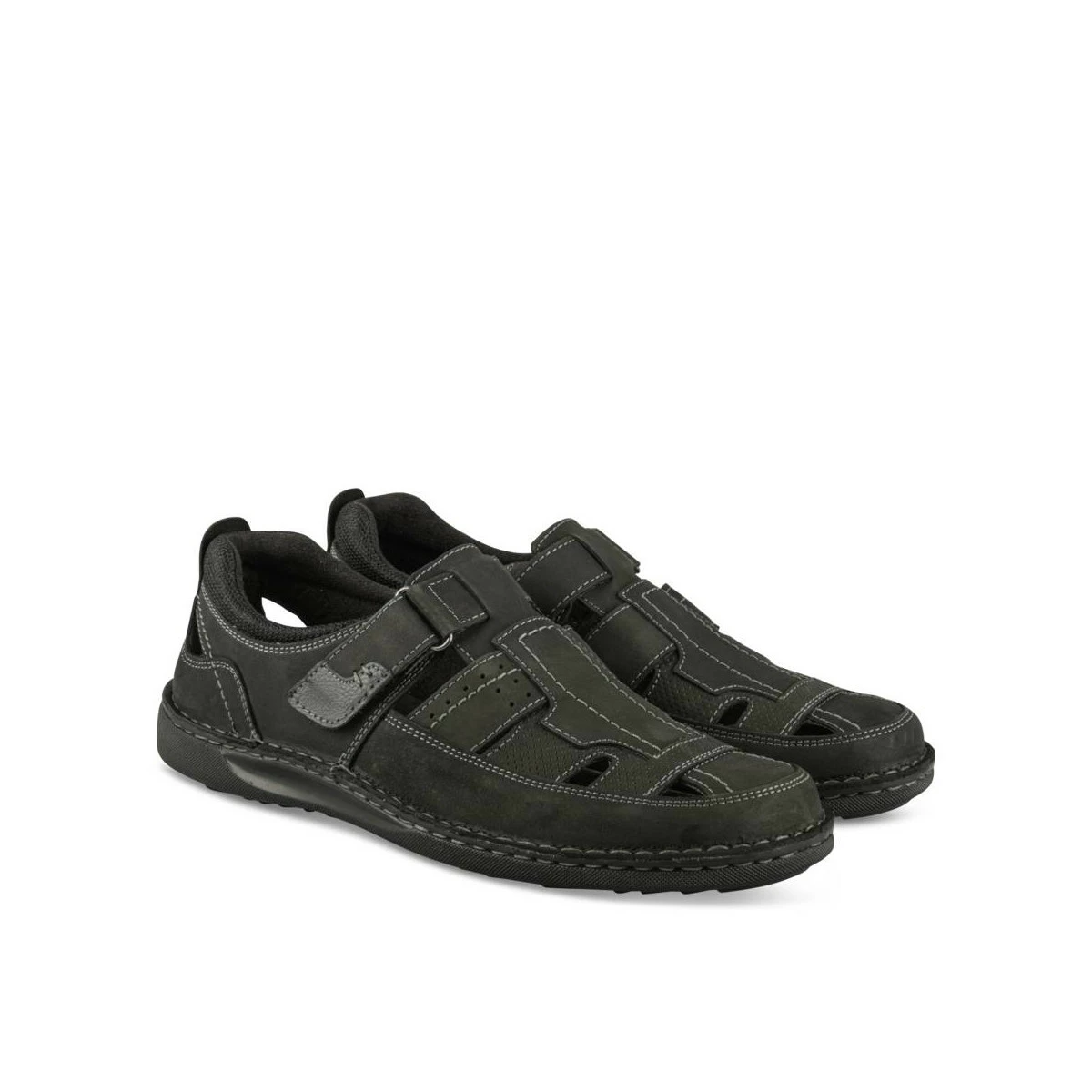 Sandales NOIR MEGIS CASUAL 4 Sandales NOIR MEGIS CASUAL – Image 2