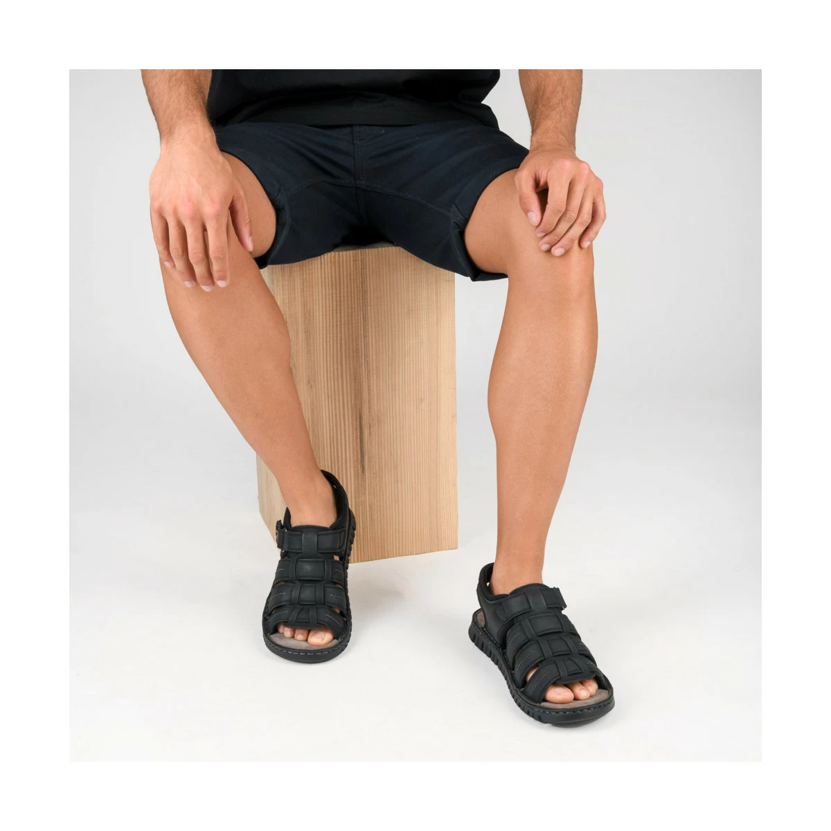 Sandales NOIR MEGIS CASUAL 9 Sandales NOIR MEGIS CASUAL – Image 7