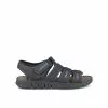 Sandales NOIR MEGIS CASUAL -Mocassins et bateaux boutique sandales noir megis casual 27