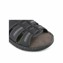 Sandales NOIR MEGIS CASUAL -Mocassins et bateaux boutique sandales noir megis casual 31