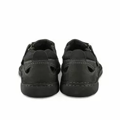 Sandales NOIR MEGIS CASUAL -Mocassins et bateaux boutique sandales noir megis casual 40