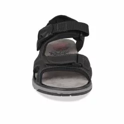 Sandales NOIR RELIFE 9 Sandales NOIR RELIFE -Mocassins et bateaux boutique sandales noir relife 2